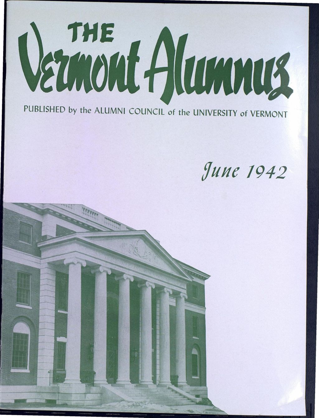 Miniature of Vermont Alumnus vol. 21 no. 09