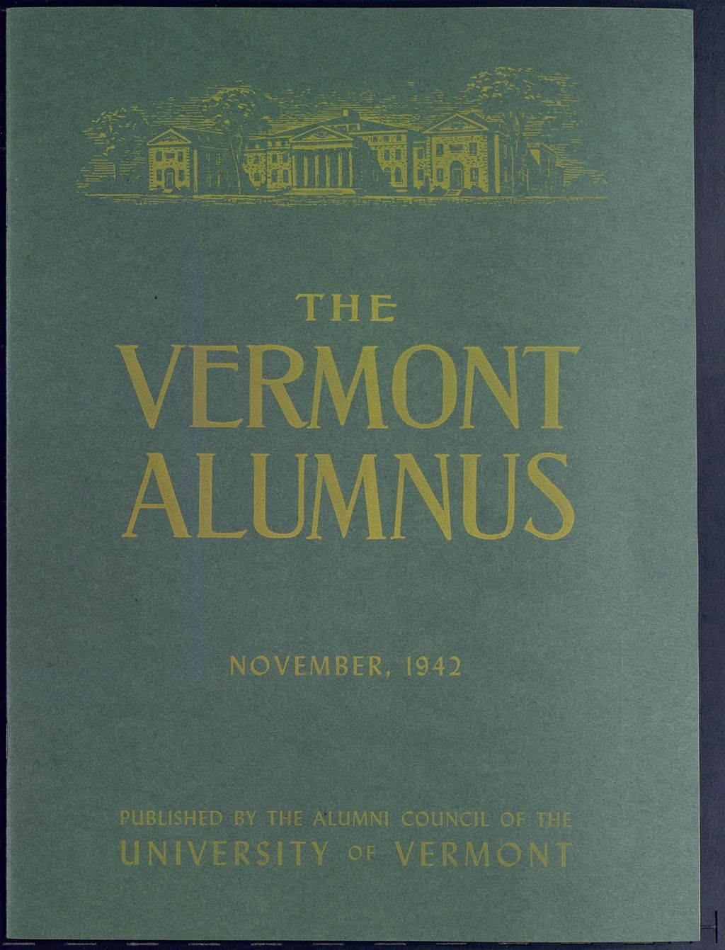 Miniature of Vermont Alumnus vol. 22 no. 02