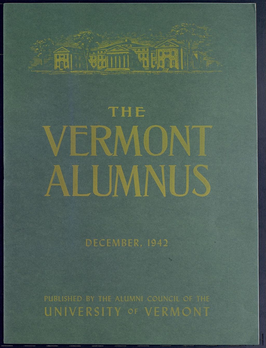 Miniature of Vermont Alumnus vol. 22 no. 03