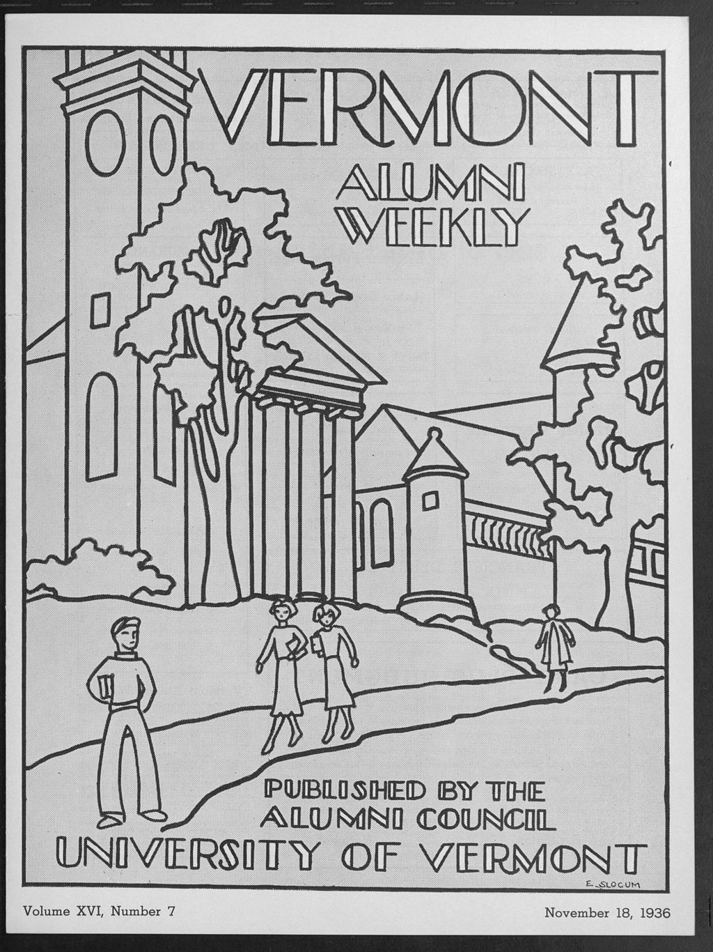 Miniature of Vermont Alumni Weekly vol. 16 no. 07