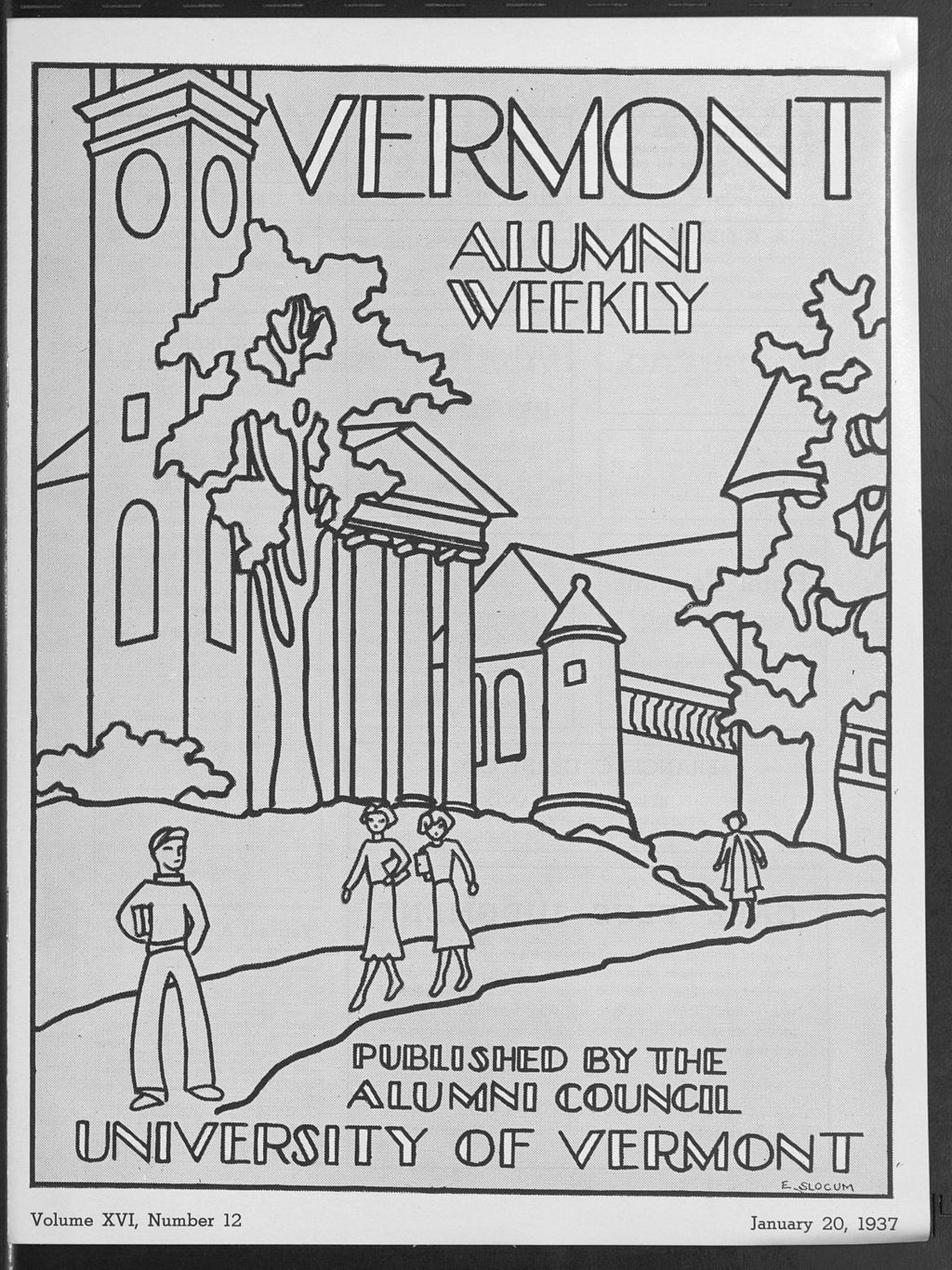 Miniature of Vermont Alumni Weekly vol. 16 no. 12