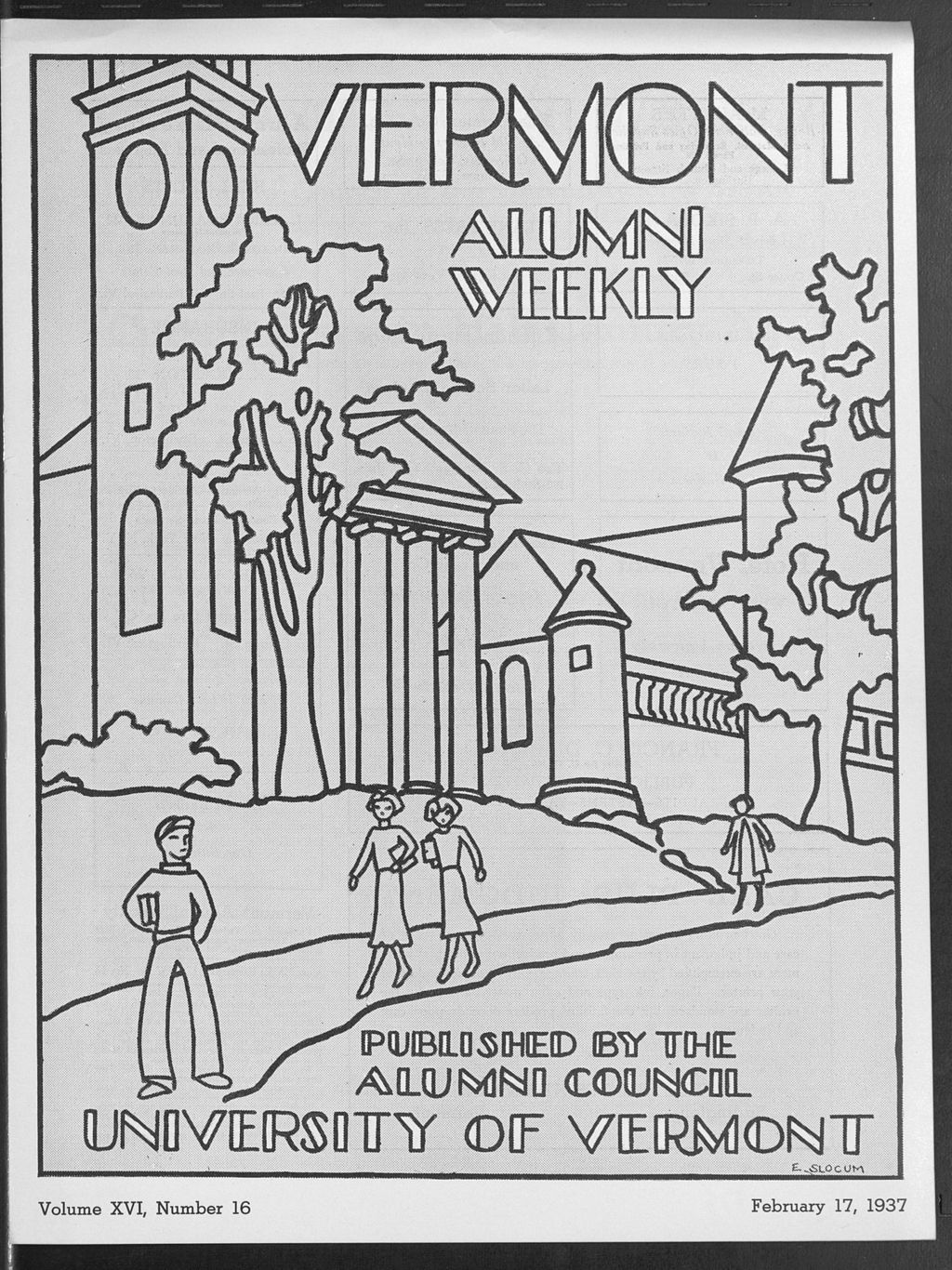 Miniature of Vermont Alumni Weekly vol. 16 no. 16