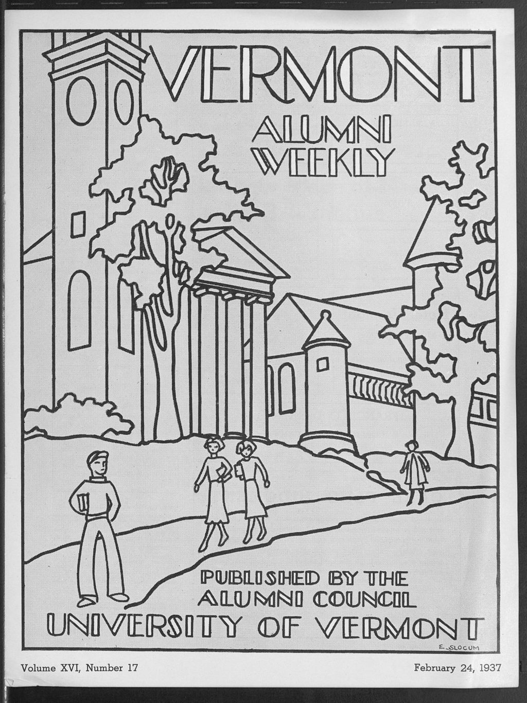 Miniature of Vermont Alumni Weekly vol. 16 no. 17