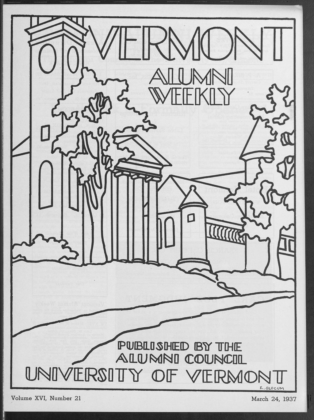 Miniature of Vermont Alumni Weekly vol. 16 no. 21