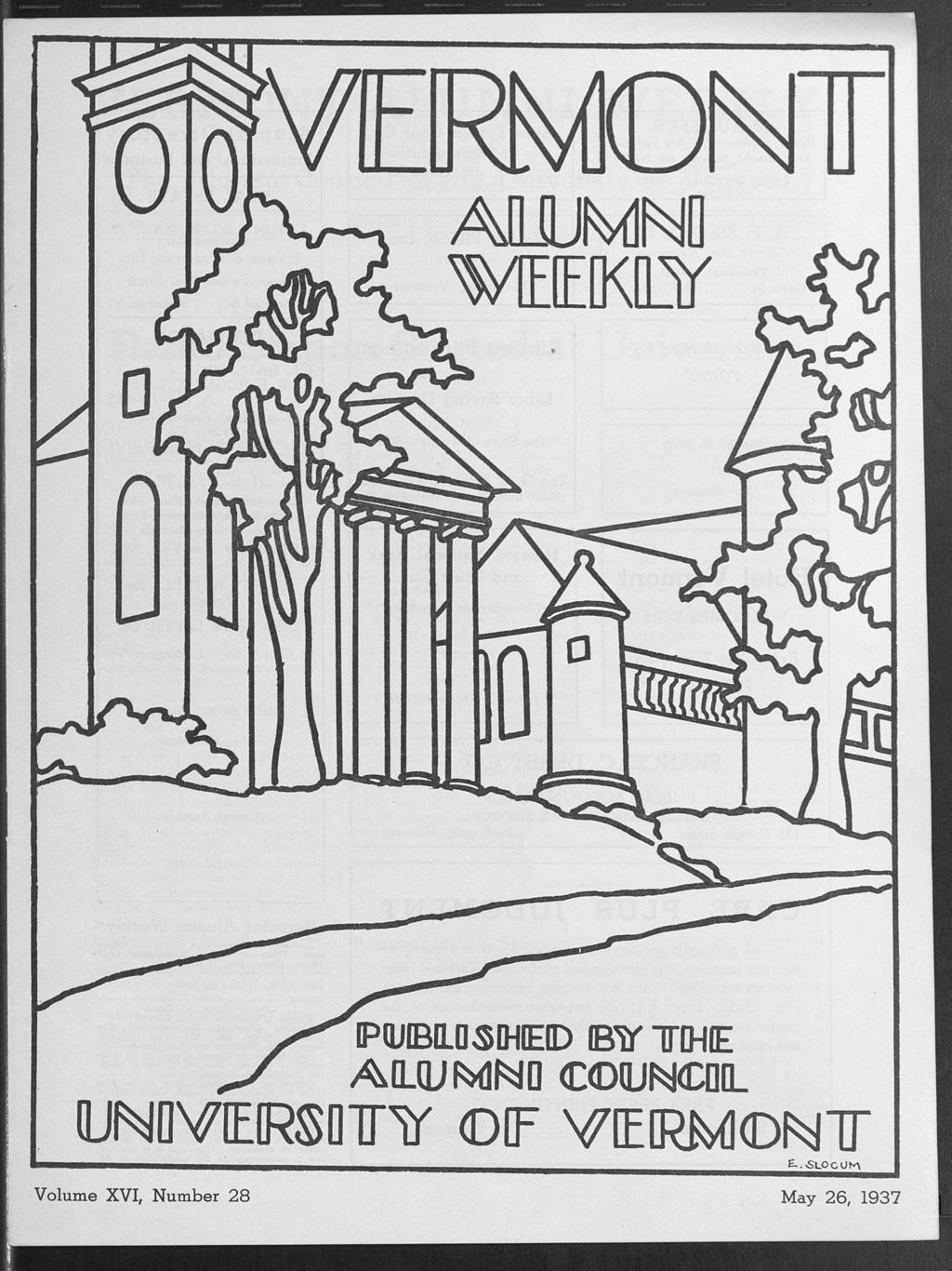 Miniature of Vermont Alumni Weekly vol. 16 no. 28