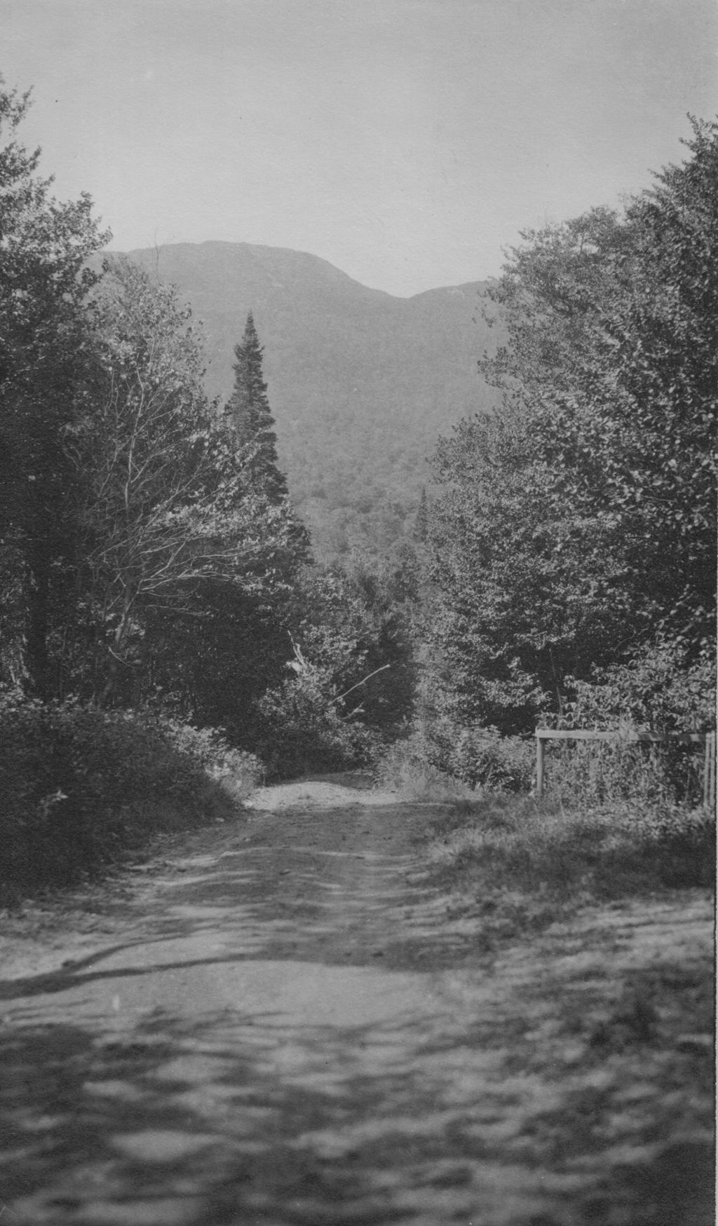 Miniature of Dirt road and mountain gap