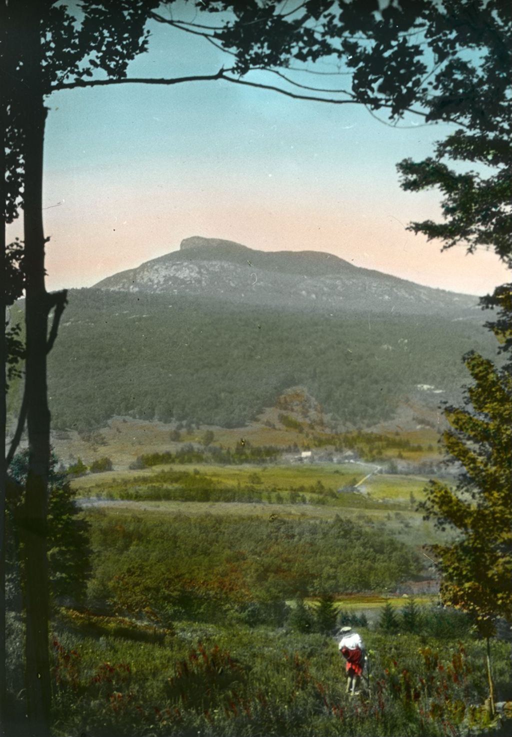 Miniature of Couching Lion (Camel's Hump) - woman in the foreground