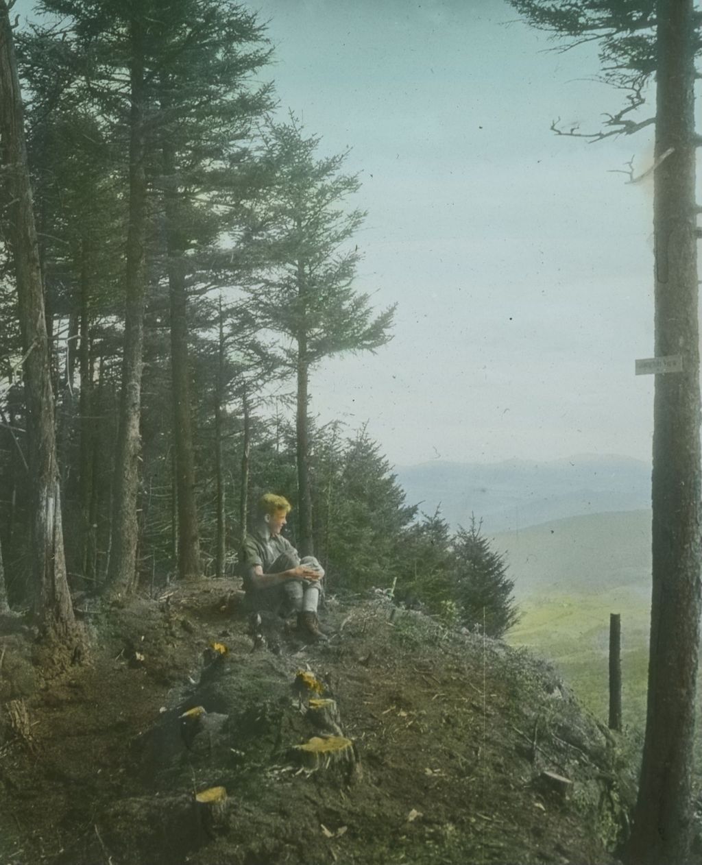 Miniature of Lyman Burnham looking East from Mount Roosevelt