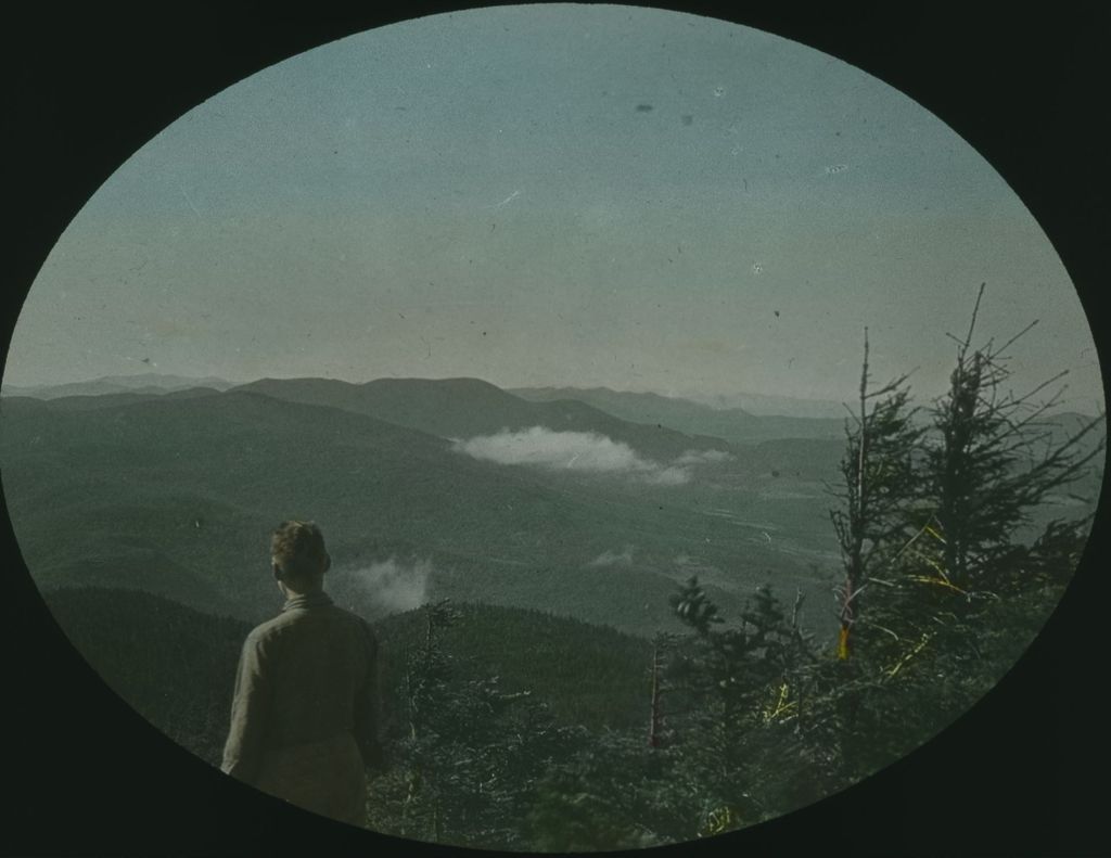 Miniature of Bread Loaf Mountain from Mount Abraham