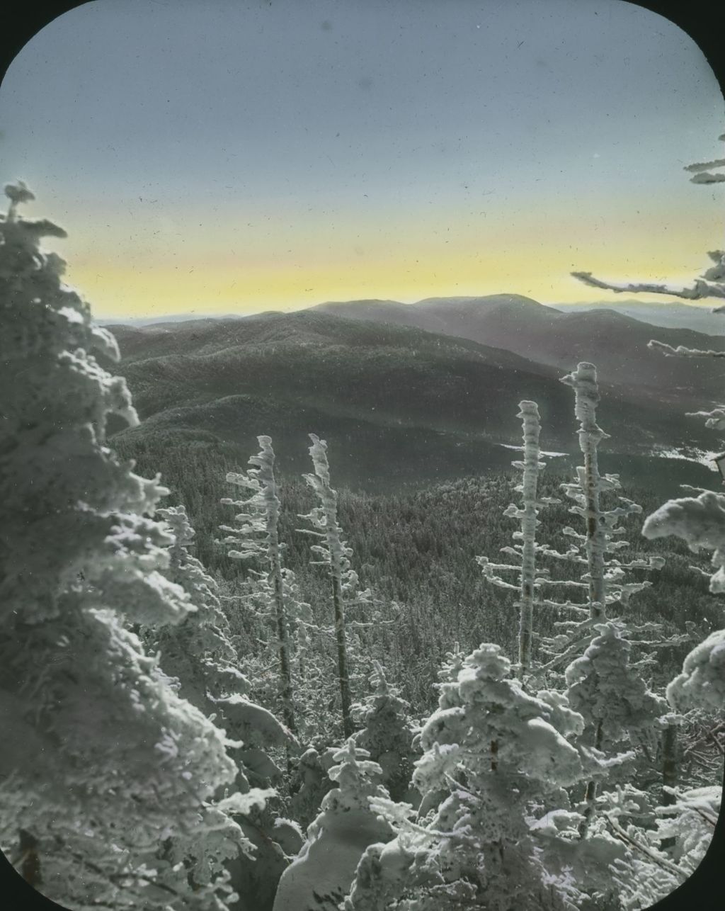 Miniature of Winter view of Bread Loaf Mountain from Mount Ellen