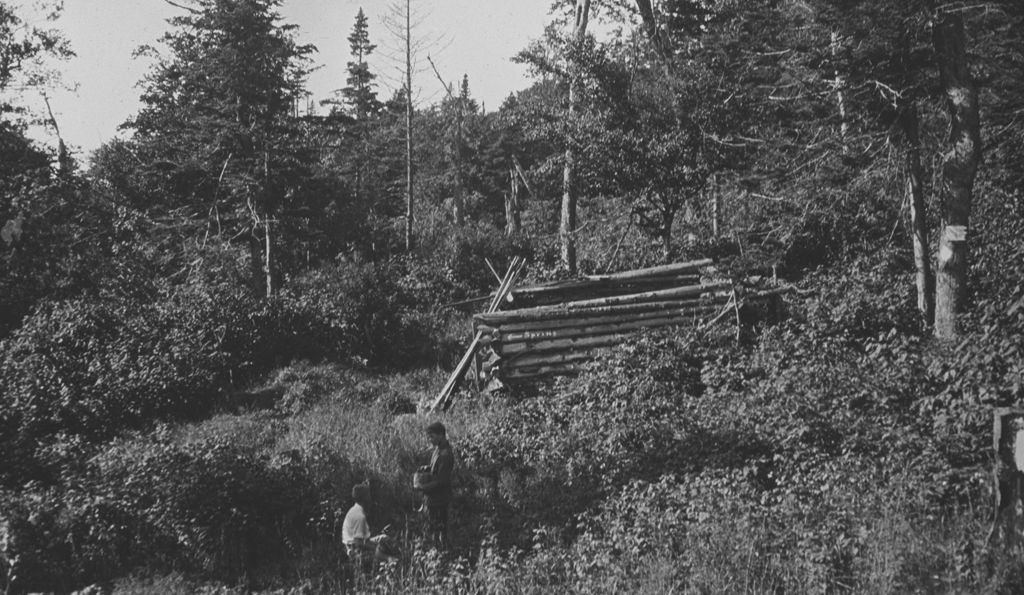 Miniature of Rogers and Lyman Burnham at Beaver Meadow Cabin