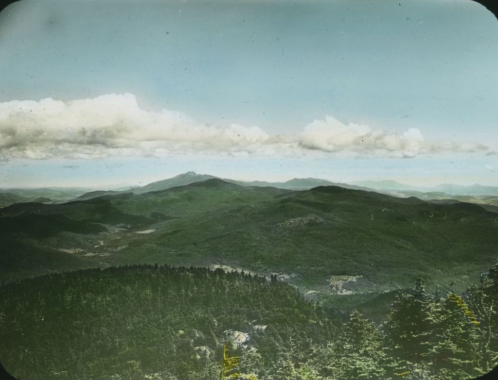 Miniature of Bolton Mountain and Mount Mansfield from Camel's Hump