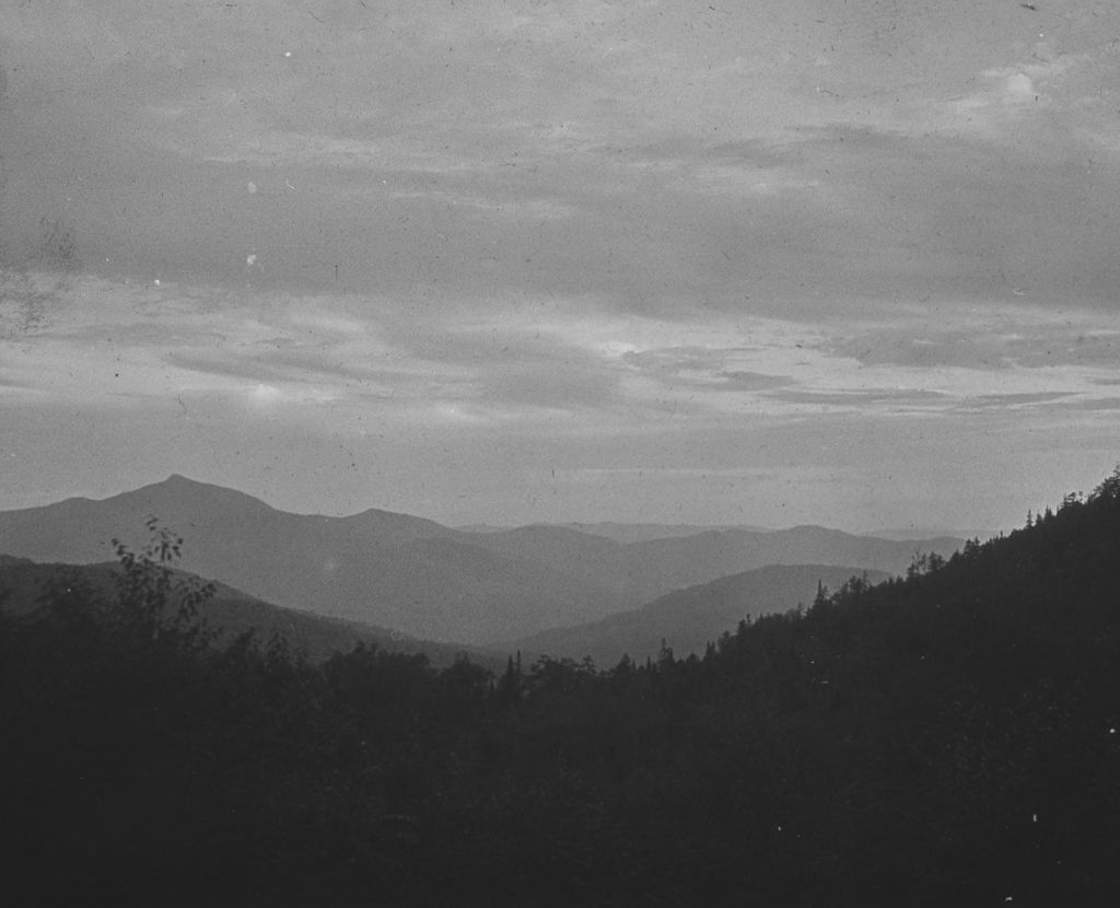 Miniature of South from Dunsmoor Lodge - Camel's Hump in the distance