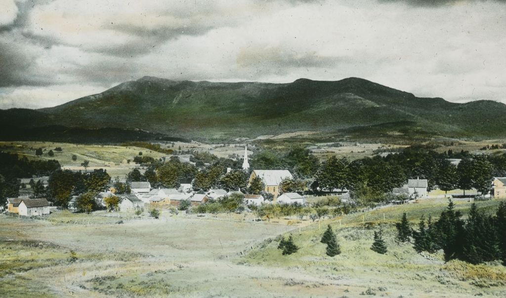 Miniature of Mount Mansfield from the West