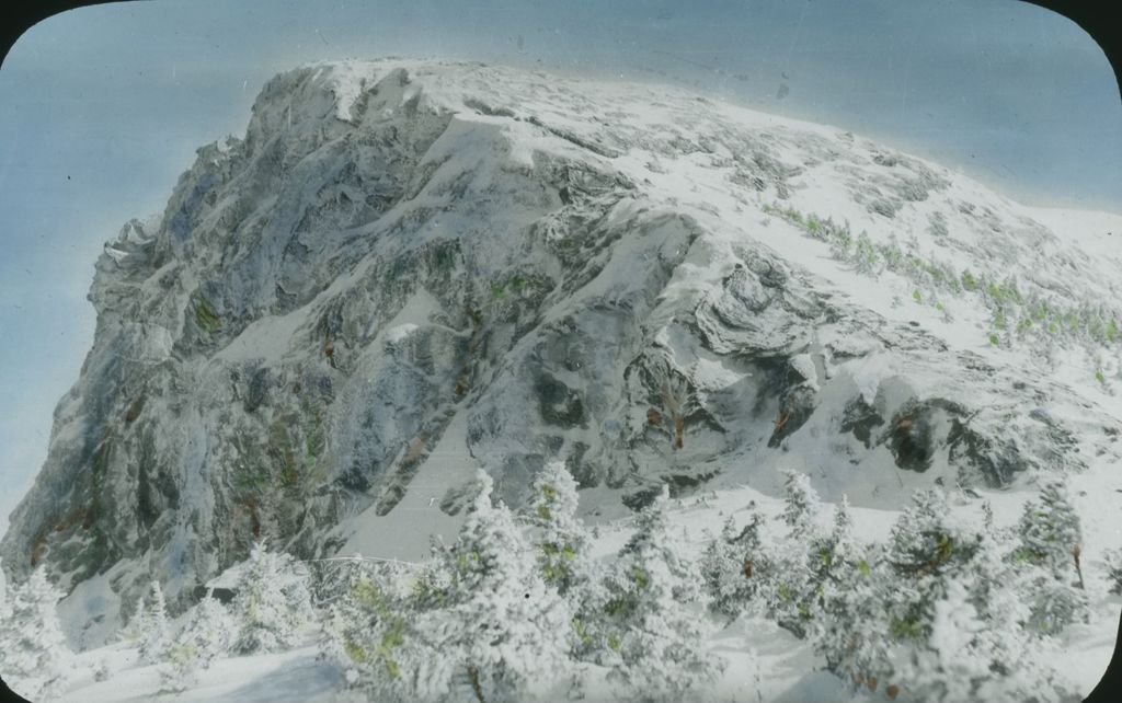 Miniature of Mount Mansfield nose in winter