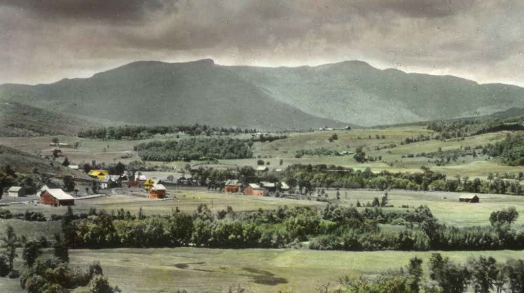 Miniature of Mount Mansfield from Stowe