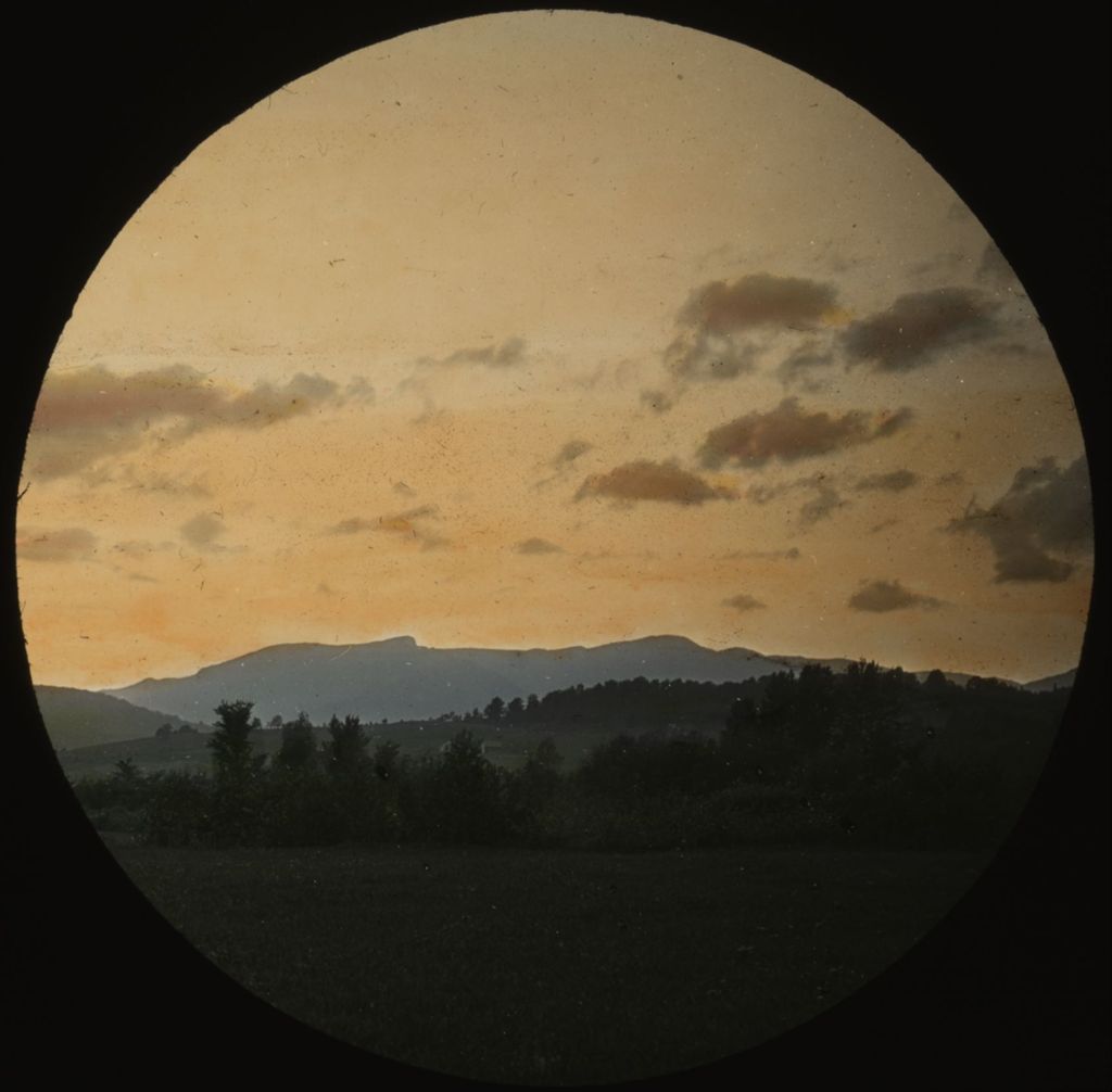 Miniature of Sunset view of Mount Mansfield from the East