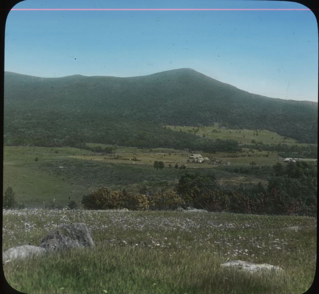 Miniature of Mount Abraham from the West