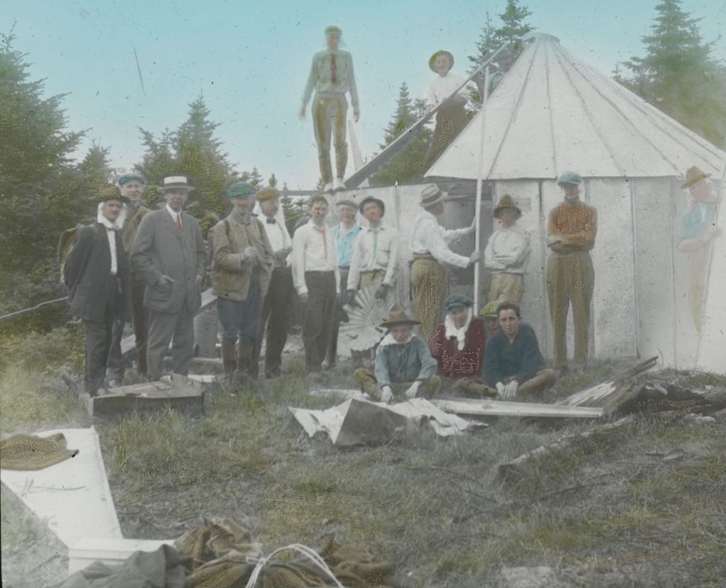 Miniature of Raising huts on Killington