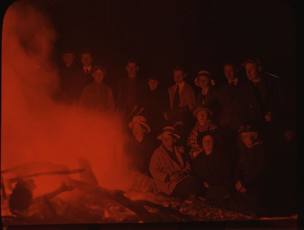 Miniature of Night bonfire in Hell Hollow
