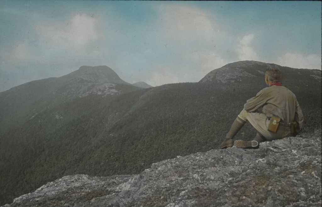 Miniature of Mount Mansfield - Congdon looking at the chin and nose from the forehead (Adam's apple in the distance)