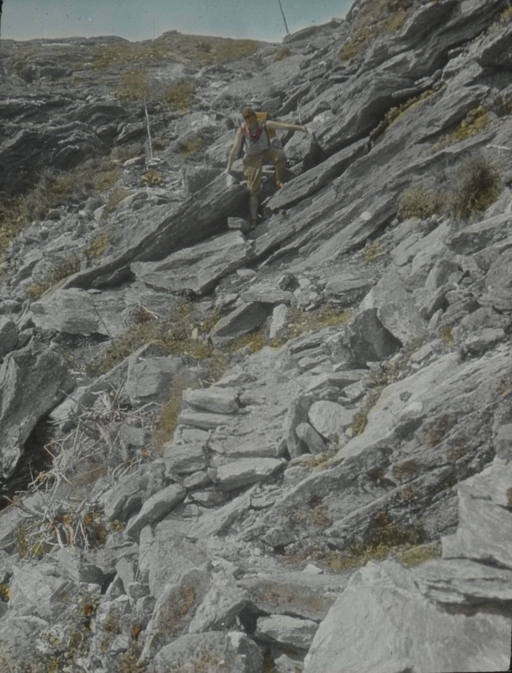 Miniature of Camel's Hump - southwest side near the top