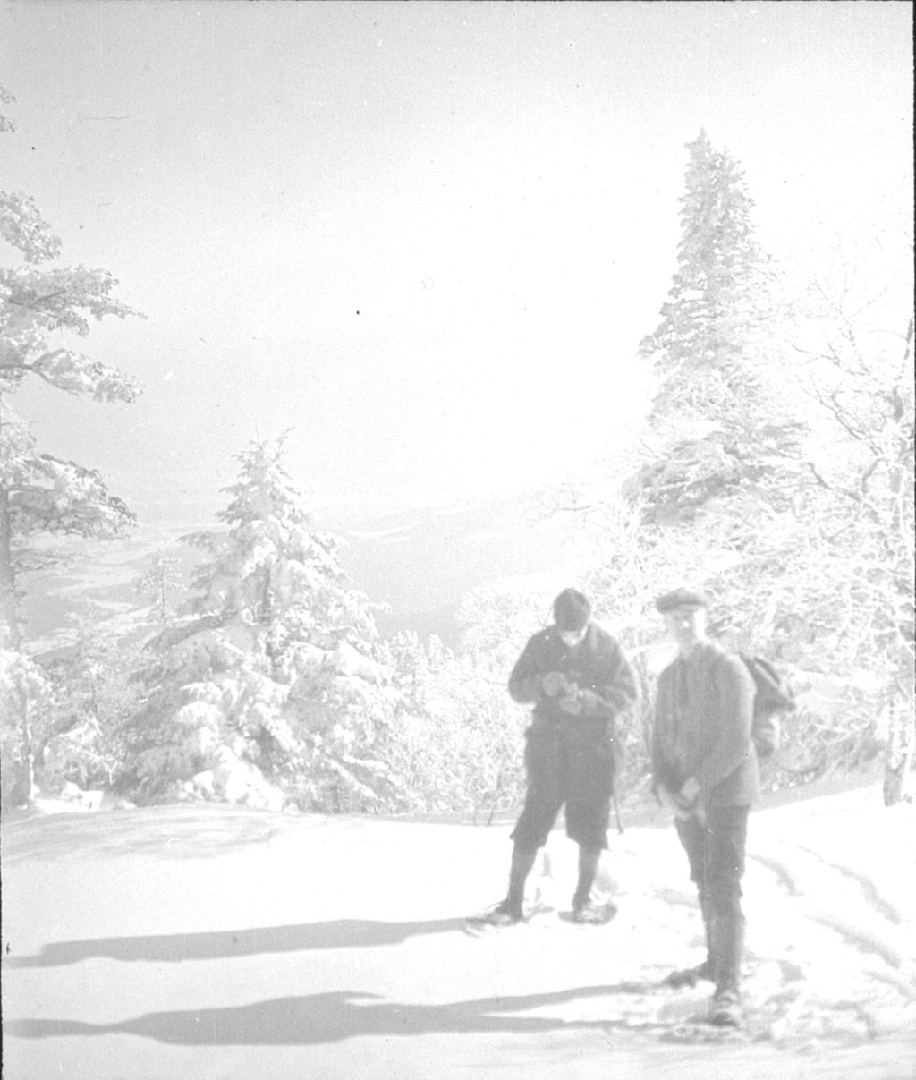 Miniature of East side of Mount Mansfield under the trail to the chin