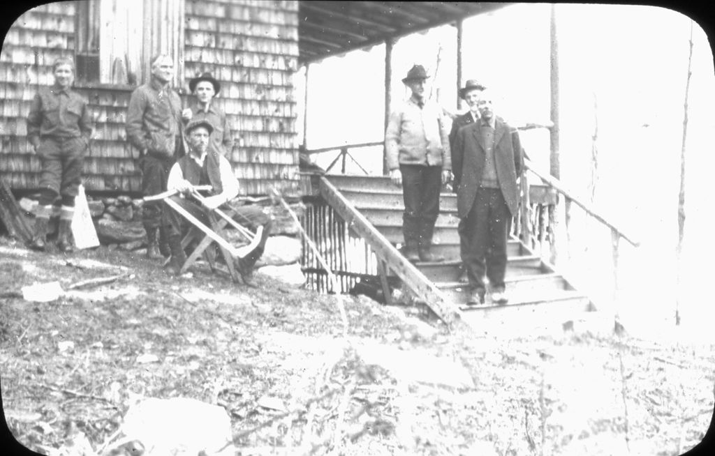 Miniature of Trustees of the Green Mountain Club at Shrewsbury Pond (Spring Lake)