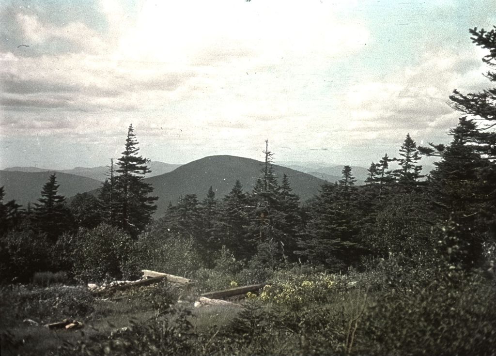 Miniature of North from the site of the old hotel on Mount Killington