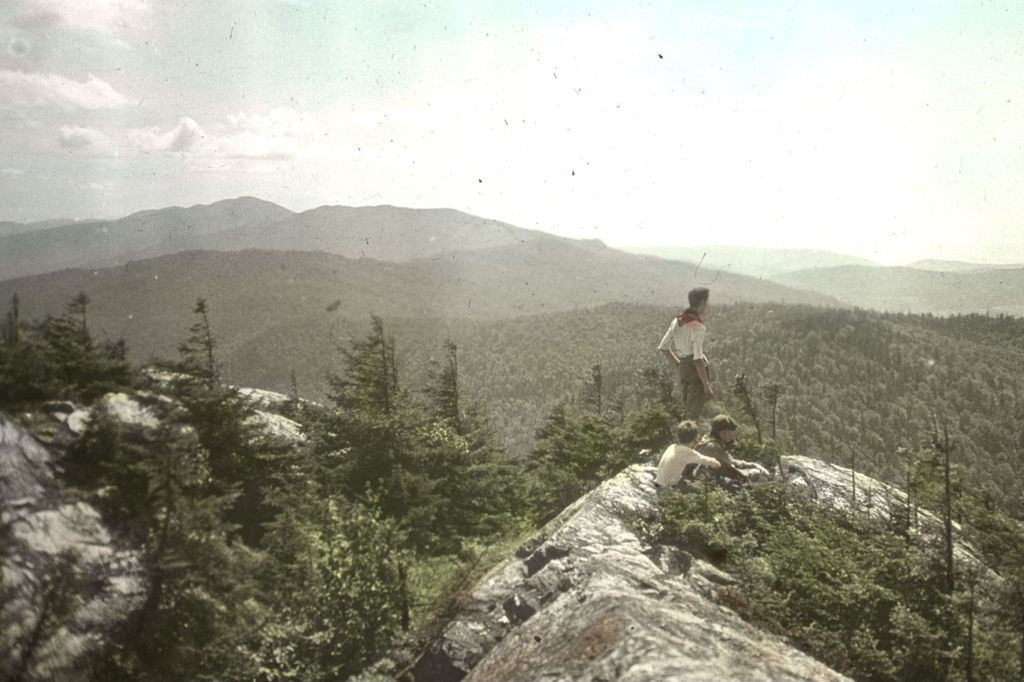 Miniature of Looking South from Burnt Rock Mountain at Mount Ellen and General Stark Mountain