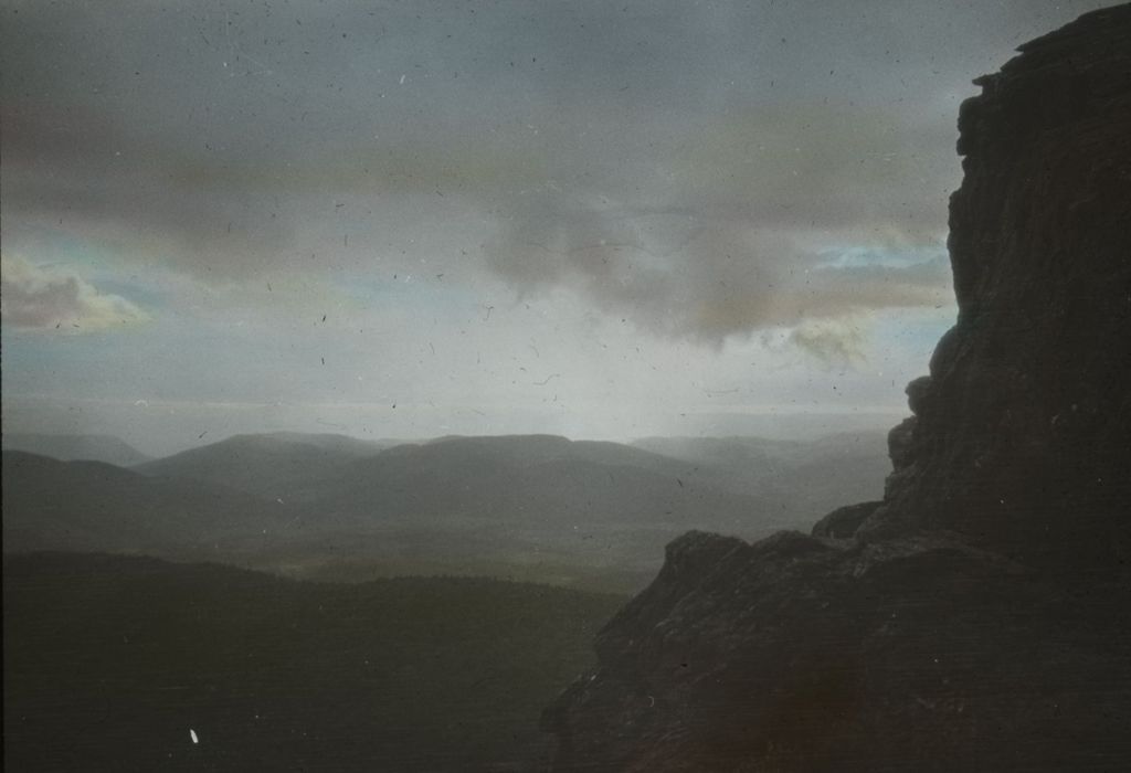 Miniature of Coming thunder storm looking from Camel's Hump to Lake Champlain