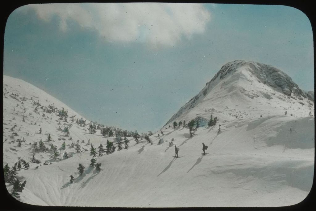 Miniature of Snowshoers at the Mount Mansfield chin and Lake Tear-of-the-Clouds