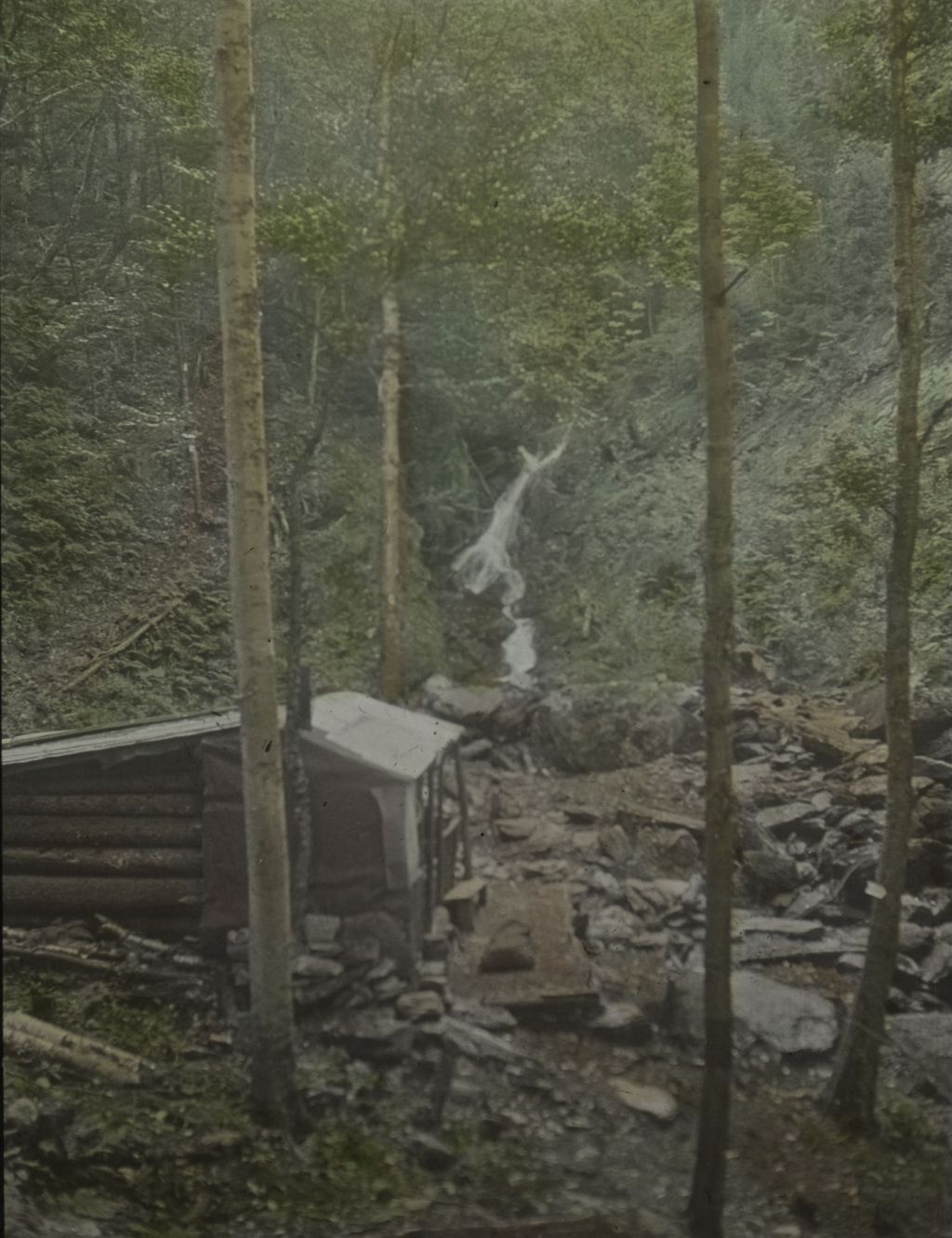 Miniature of Emily Proctor Lodge and Breadloaf Falls