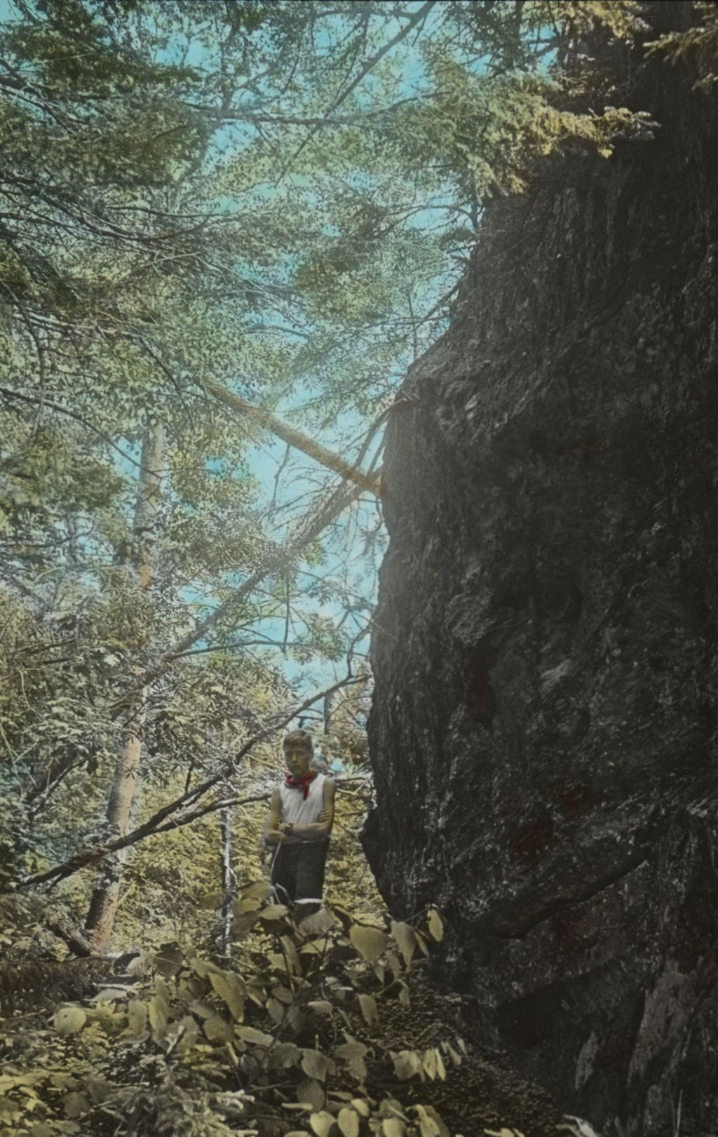 Miniature of Rock near Needle's Eye on Mount Mansfield