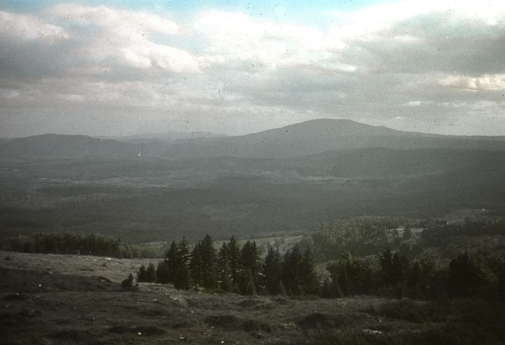 Miniature of South trail through the high pastures South of Bromley Mountain