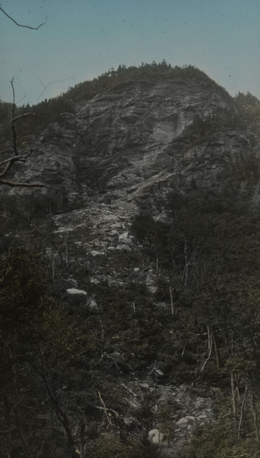 Miniature of Slide where King Rock fell on Smugglers' Notch