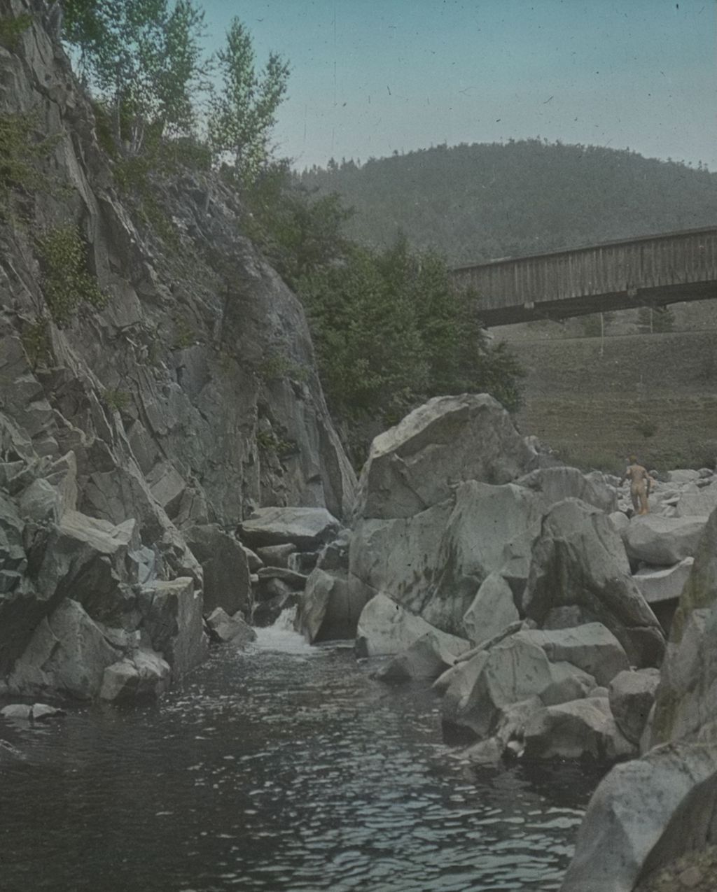 Miniature of Clarendon Gorge looking North