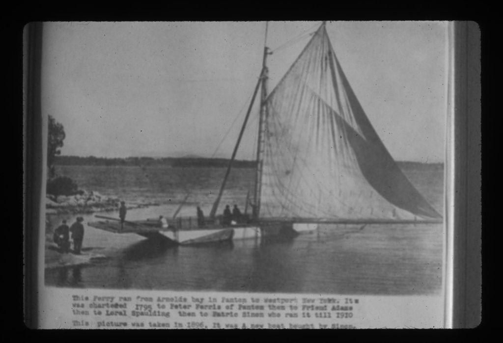 Miniature of Sail Ferry at Arnold's Bay