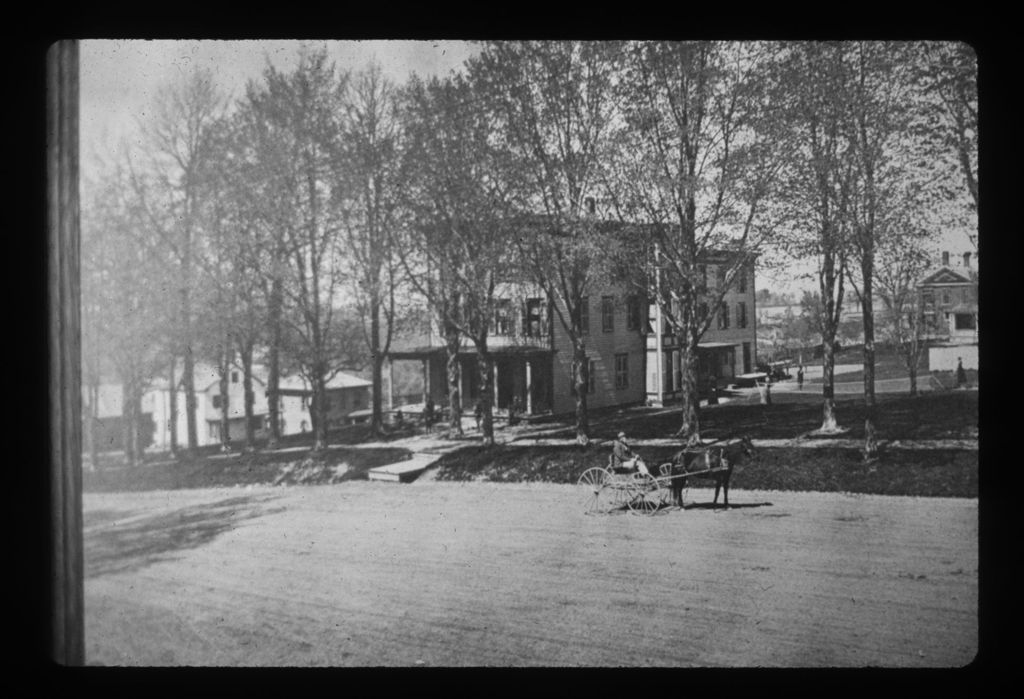 Miniature of Hotel Lenox site of Bixby Library Main St.