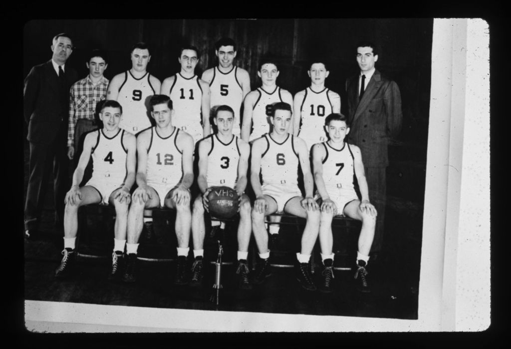 Miniature of School Team 1945-46 basketball