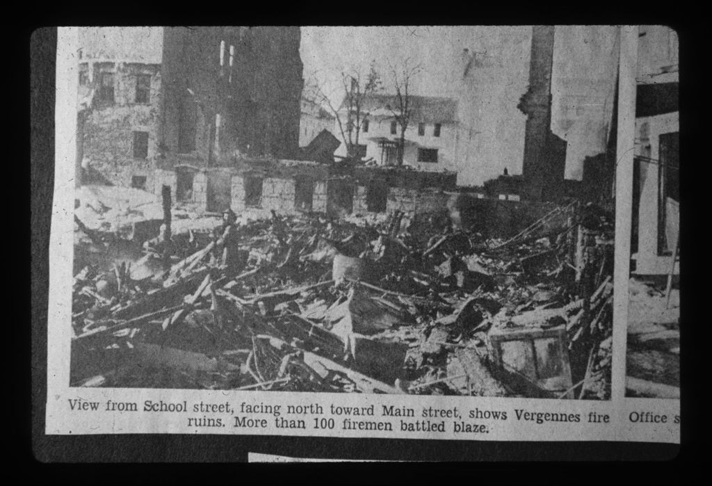 Miniature of Vergennes Fire