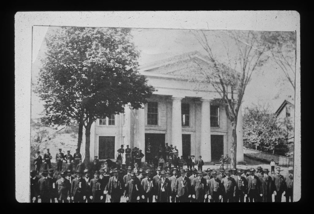 Miniature of Old City Hall, destroyed 1890's