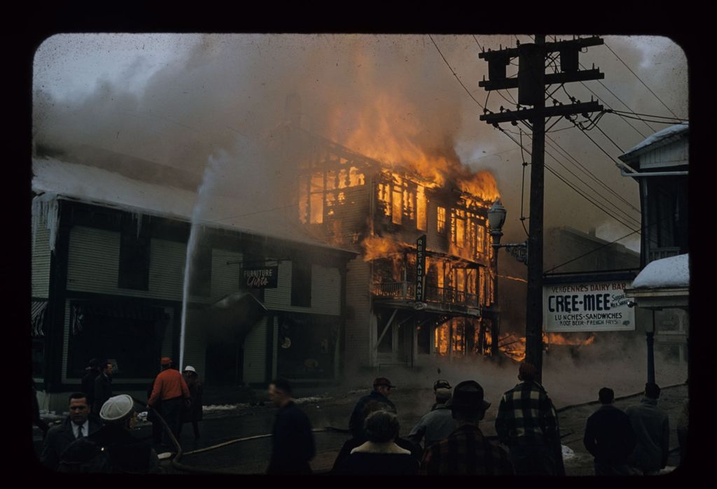 Miniature of Vergennes Fire of 1958