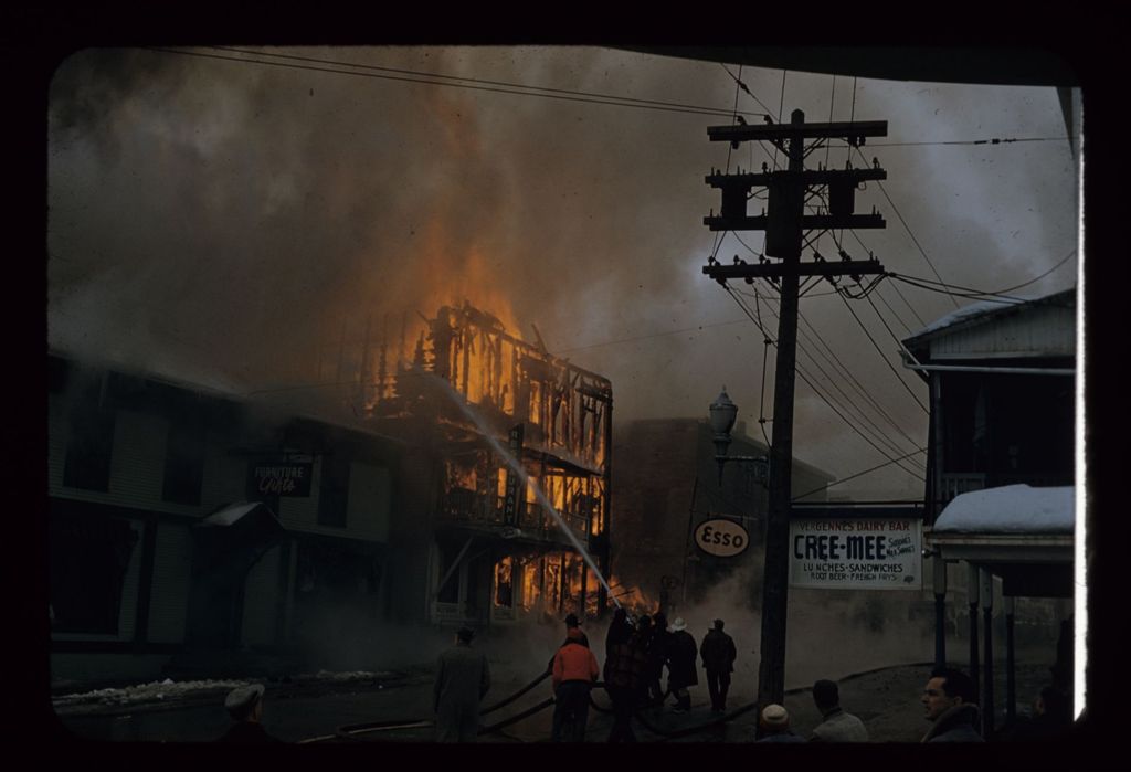 Miniature of Vergennes Fire of 1958