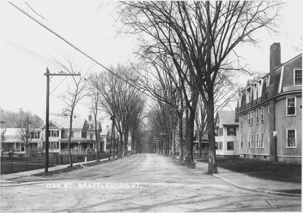 Miniature of Oak St., Brattleboro, Vt.