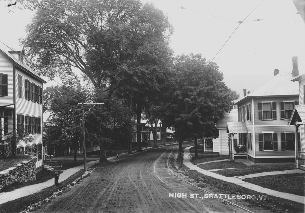 Miniature of High St., Brattleboro, Vt.