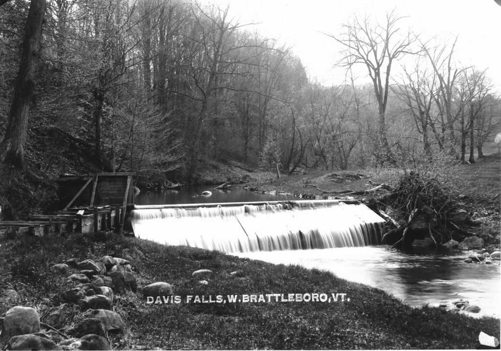 Miniature of Davis Falls, W. Brattleboro, Vt.