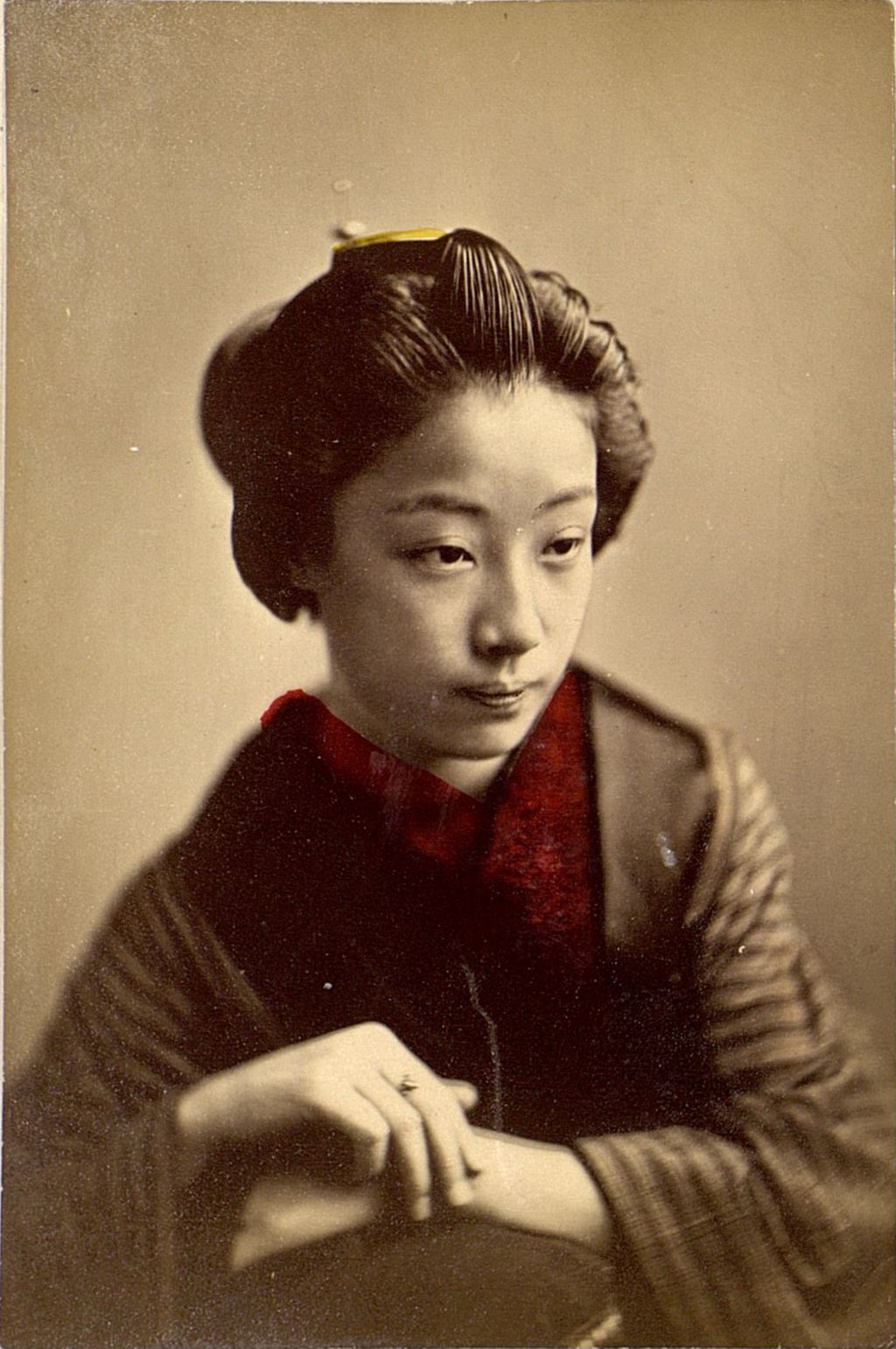 Miniature of Woman in kimono posing