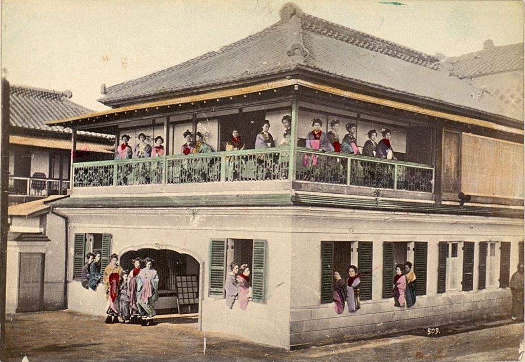 Miniature of Tea house with waitresses