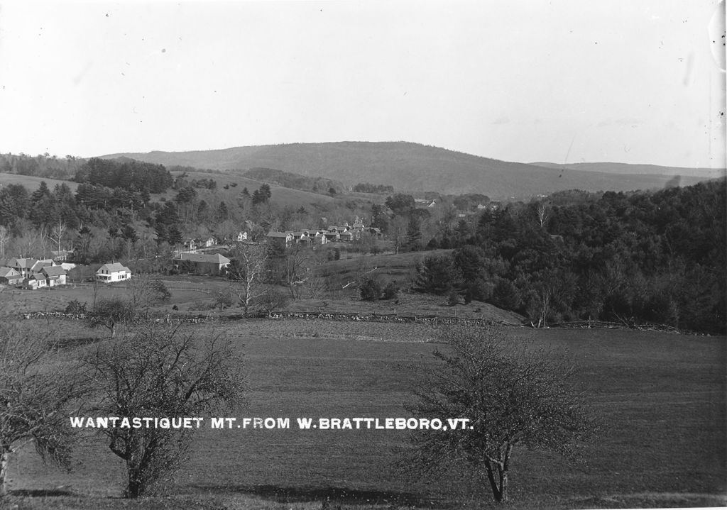 Miniature of Wantastiquet Mtn., from W. Brattleboro, Vt.